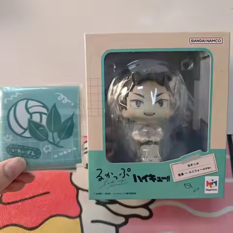 Original Megahouse Haikyuu Anime LOOKUP iwaizumi hajime with Cushion Action Figurine Toys PVC Model 