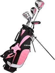 Remarkable Girls Right Handed Pink Junior Golf Club Set for Age 9 to 12 (Height 4'4" to 5') Set Incl