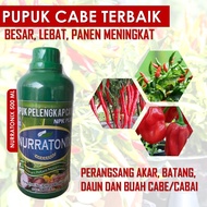PUPUK CABE TERBAIK – Obat Semprot Cabe Lebat Tanpa Rontok Obat NPK Cair Bio NPK NURRATONIX Melebatka