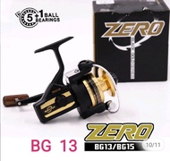 รอกสปินนิ่งตกปลา รอกอมตะในตำนาน SPINNING REEL ZERO. BG. 15 BG-13