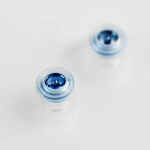 SHANLING SE100 HiFi Silicone Eartips Tip Built-In Metal Divider Earplug Nozzle Earphone Silicone Cas