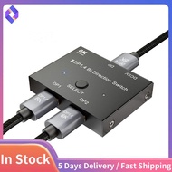 For PC, Laptop, Monitor, Gaming, TV Compatible 2-In-1-Out 8K@ 30Hz 4K@ 120Hz DisplayPort 1.4 Video C