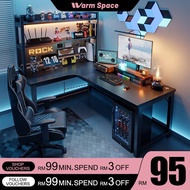 Gaming Table L Shape Table Meja Gaming High Quality Home Office Table 180CM Table Computer Table CPU
