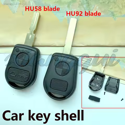 2 3 Buttons HU58 HU92 Blade Car Key Housing Key Case Shell for BMW E31 E32 E34 E36 E38 E39 E46 Z3 Z4