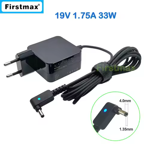 33W Charger 19V 1.75A Laptop Adapter for Asus EeeBook L201NA E207NA L210MA E402MA E403SA R416NA R417