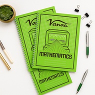 Wintop Vanda Math Graphing Notebook 80 Leaves, 6 x 8.5 Inches Spiral Notebook / Math Class - 1pc