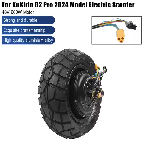 For Kugoo Kirin Kukirin G2 Pro 2024 Rear Motor with Aoxin 48V 600W Motor Assembly Anti-Skid 9×3.0-5.