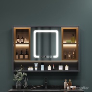 superior productsSmart Mirror Cabinet Separate Bathroom Toilet Bathroom Mirror with Light and Storage Cabinet Storage Dr