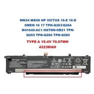 WK04XL WK06XL HP VICTUS 16-E 16-D OMEN 16 17 TPN-Q263/Q264 M41640-AC1 HSTNN-OB21 TPN-Q265 TPN-Q266 T