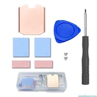 jenniferagg.my Copper Heatsink M2 NVME 2230 SSD Cooler Pad for SteamDeck Game M2 2230 SSD