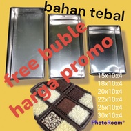 BROWNIES MOLD BRONIS CAKE THICK ALUMINUM MATERIAL HEIGHT 4 0.40/0.35 10x10x4 15x10x4, 18x10x4, 20X10