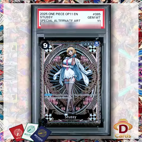 Stussy OP07-085 Foil (SP Ver.) One Piece Character Card Special Art Rarity P/S/A10 GEM MT10 Card Gam