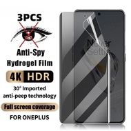 3pcs HD Anti Spy Privacy Hydrogel Film For OnePlus 13R 13 12R 12 11R 11 10T 10R 10 9RT 9R 9 8T 8 7T 