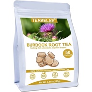TEARELAE Burdock Root Tea 2.5g x 50 Count Natural Burdock Root Tea Bags