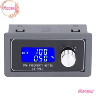 FOREVER PWM Signal Generator, LCD Display Adjustable Output Frequency Generator, Stable DC 3.3V-30V 