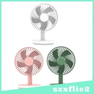 [Szxflie2] Table Fan Personal Fan with Night Lamp USB Battery Powered for Libraries