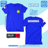 BASARNAS Search and Rescue T-Shirt - 30s Combed Cotton Rescue T-Shirt KAGE T-Shirt
