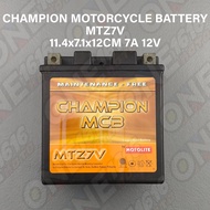CHAMPION MTZ7V MAINTENANCE FREE MOTORCYCLE BATTERY FOR YAMAHA NMAX