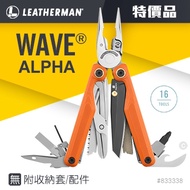 LEATHERMAN Wave Alpha Tool Pliers _ Without Storage Case/Accessories (Canyon Orange) 833338