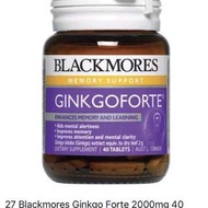 Blackmores Gink goforte