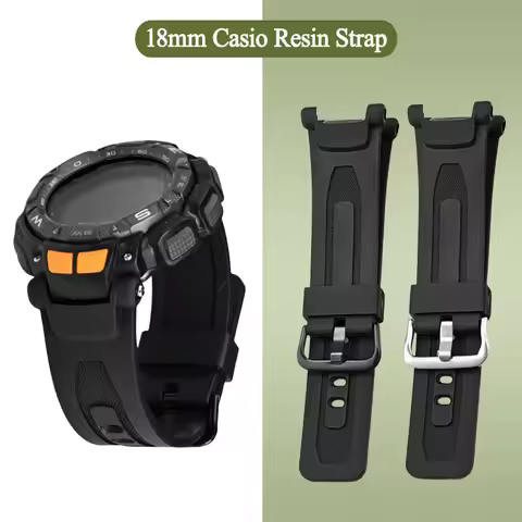 18mm Resin watch strap For Casio PRG-240/PRG-40/PAG-40 watchband Sports Waterproof men Bracelet Watc