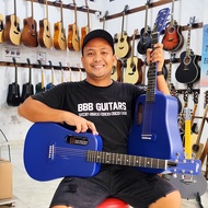 LOKAL Original Athena Guitar Lava Blue Model Original Local Quality Guitar Free Guitar Bag