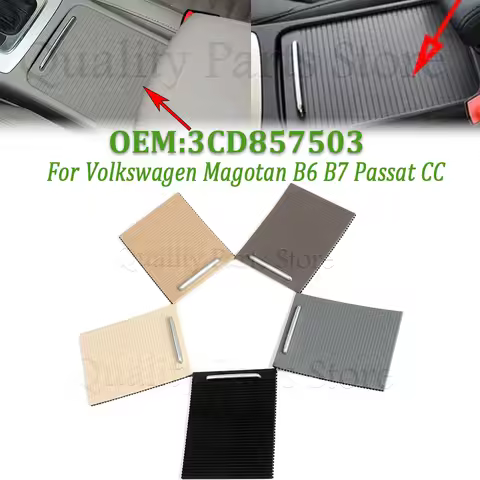 3CD857503 New 1PC Interior Car Sliding Shutters Cup Holder Roller Blind Cover Fits For Volkswagen Ma