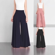 Solid Color High-Waist Wide-Leg Pants - Thin & Casual | Ready Stock for eBay, AliExpress, Wish