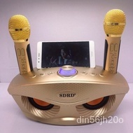 W-8&amp; Hongxing*SD306Home Audio Microphone Integrated Double Chorus Mobile PhoneKSong Microphone Bluetooth* WOIO