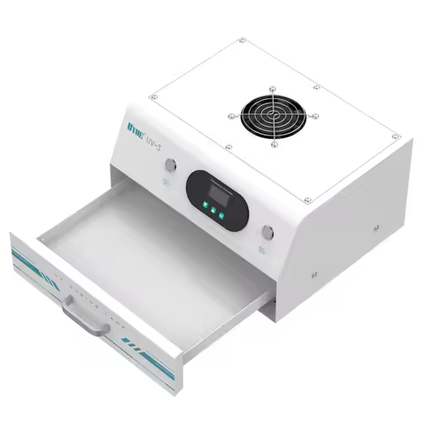Uyue UV-3 1200W Lamp Curing Box Refurbished No Wave Bubble For Samsung Curved Edge Screen OCA Glass 