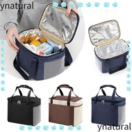 YNATURAL Insulated Lunch Bag Thermal Travel Adult Kids Lunch Box