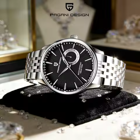 PAGANI DESIGN 2026 New Mens Quartz Watch Business Fashion New Stainless Steel Strap 100M Water Resis