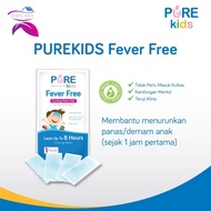 PURE Kids Fever Free Children's Fever Compress Plaster Fever Reducer/