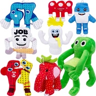 Cute Blue No. 67 Plush Toy Stuffed Doll Steal a Brainrot Game Character Collectible Soft Plushie Gif