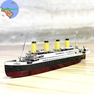 Homestore Color Titanic Puzzle DIY Cruise Ship Assembled Model Kits Children Educational Toys SG