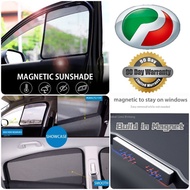 Magnetic Sunshade | Perodua Window Curtain 2026 ATIVA Aruz Alza Axia Bezza Myvi viva kancil