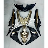 Yamaha SOLARIZ Cover Set + Sticket Set 100% Original HLY ( siap Tampal Sticker )