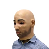 Beauty Bald Handsome Guy Headgear Collection Latex Mask Creative Mask Halloween Party Peripheral Liv