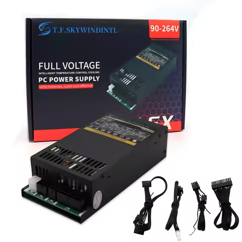 ENP-7760B 1U Full Modular Computer Power Supply Small PSU Flex ATX Rated 600W for ITX PC Power Suppl