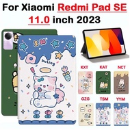 Brand new High Quality Cute Cat rabbit Xiaomi Redmi Pad SE 11.0 inch 2023 Tablet PC Case PU Leather Vertical Flap Redmi Pad SE 11.0 inch redmi pad se 2023 Tablet protection case
