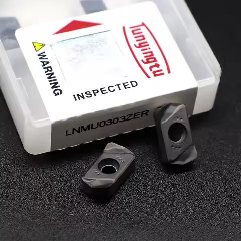 10pcs LNMU0303ZER MJ 725 Tungsten Turning High-speed LNMU0303 CNC Milling Cutter Tool Carbide Double