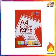 A4 Paper 70 gsm (500 Sheets) Copier Paper - Photocopy Paper / Printing Paper (A4 Arrow Paper) A4纸