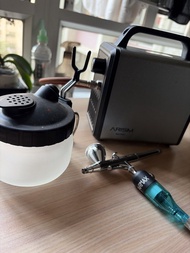 模型噴筆套裝 Arism Mini + SparMax Max-3 適合噴霧型（高達）