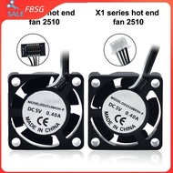 FBSG 2510 Fan For Bambu Lab X1/P1 Hotend Cooling Fan With Cable Rapid Cooling Fan For Bambu X1C P1S 