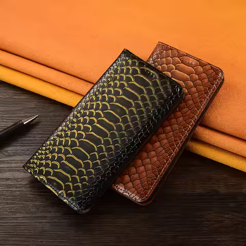 Python Embossed Leather Phone Case For Tecno POVA 2 3 4 5 6 Pro Neo Luxury Wallet Flip Cover