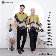 KATUN KEMEJA Couple Jumbo Men's and Women's Batik Tops - Short Sleeve Shirts - Balloon Blouses for N