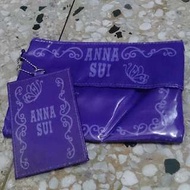 ANNA SUI 化妝包+票卡夾