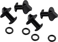 Notonmek 4 Pack 92210-1730 Locks Air Filter Cover with 4 Orings 92055-7025 Compatible With Kawasaki 