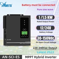 1KW/1.5KW MPPT Hybrid Inverter off grid Inverter MPPT Solar Inverter 12V/24V Pure Sine Wave Inverter