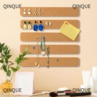 QINJUE Self Adhesive Cork Board, Cork Material Frameless Pushpin Cork Board, Eco-Friendly Self Adhes